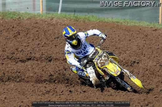 2009-10-03 Franciacorta - Motocross delle Nazioni 0670 Free practice MX2 - Filip Thuresson - Suzuki 250 SWE